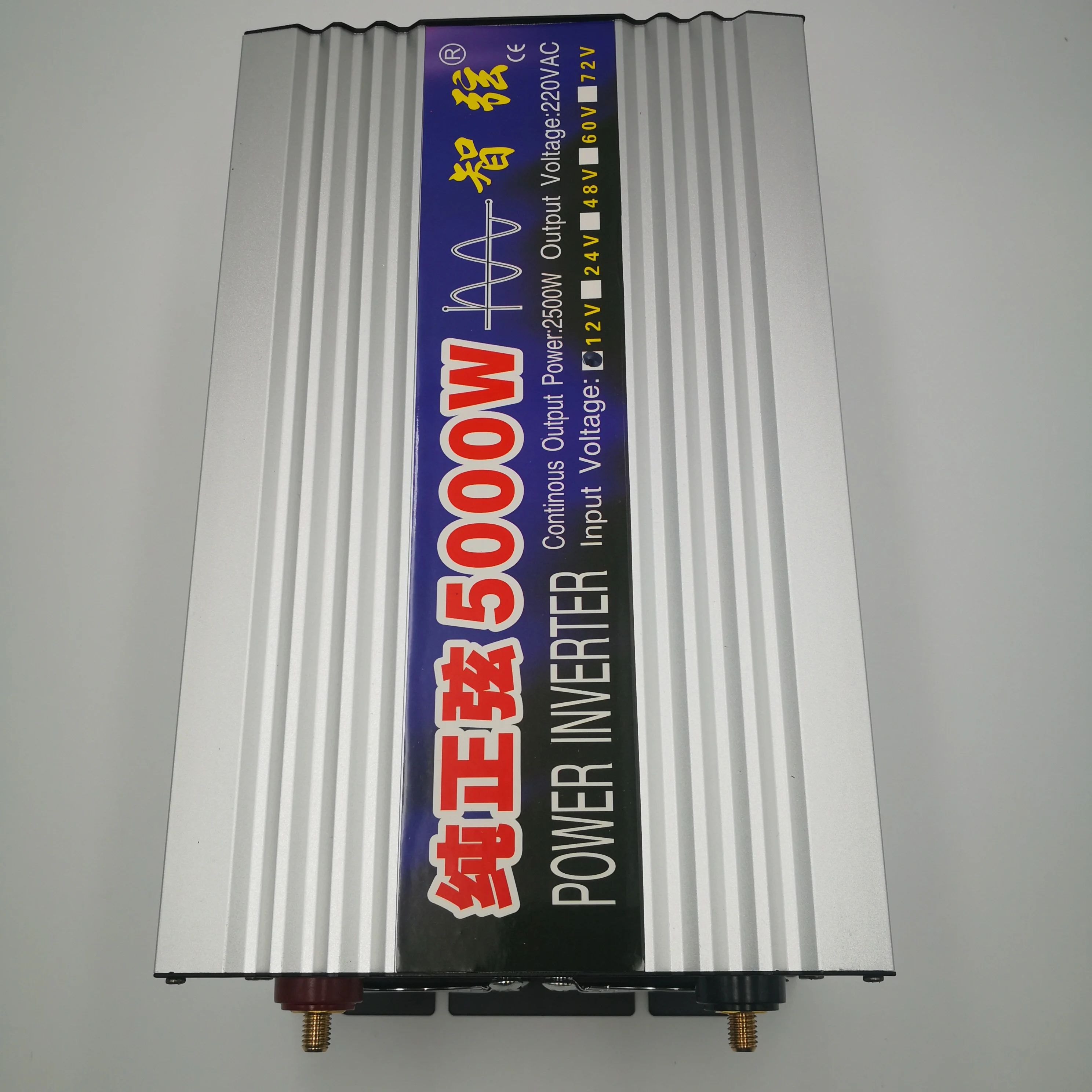 Инвертор Чистая синусоида 5000 Вт Европейский стандарт 24 В/12 В до 220 домашнего