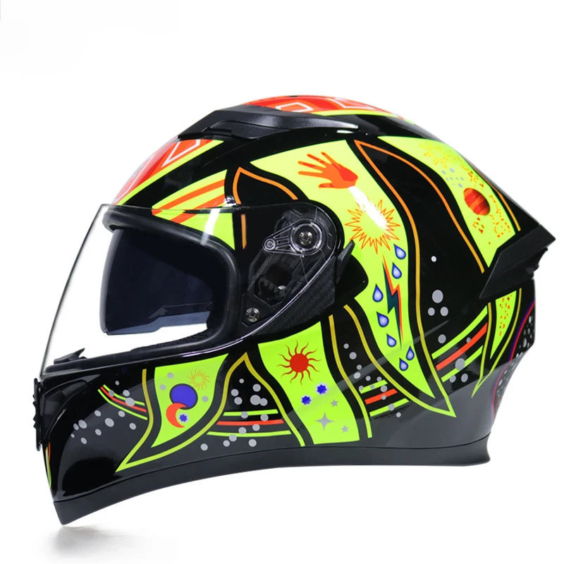 

Winter Helmet Full Face Motorcycle Helmet Motorbike Helmet Sdouble Lens Knight Safety Caps Protective Gears Helmets