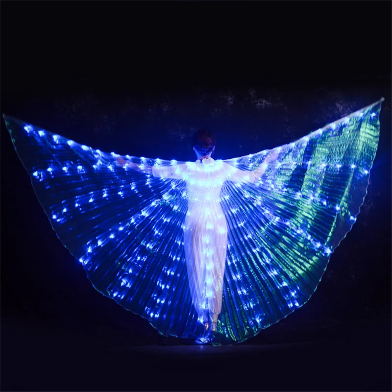 Новинка крылья палочки для взрослых светодиодный Isis с регулируемой лампой танца