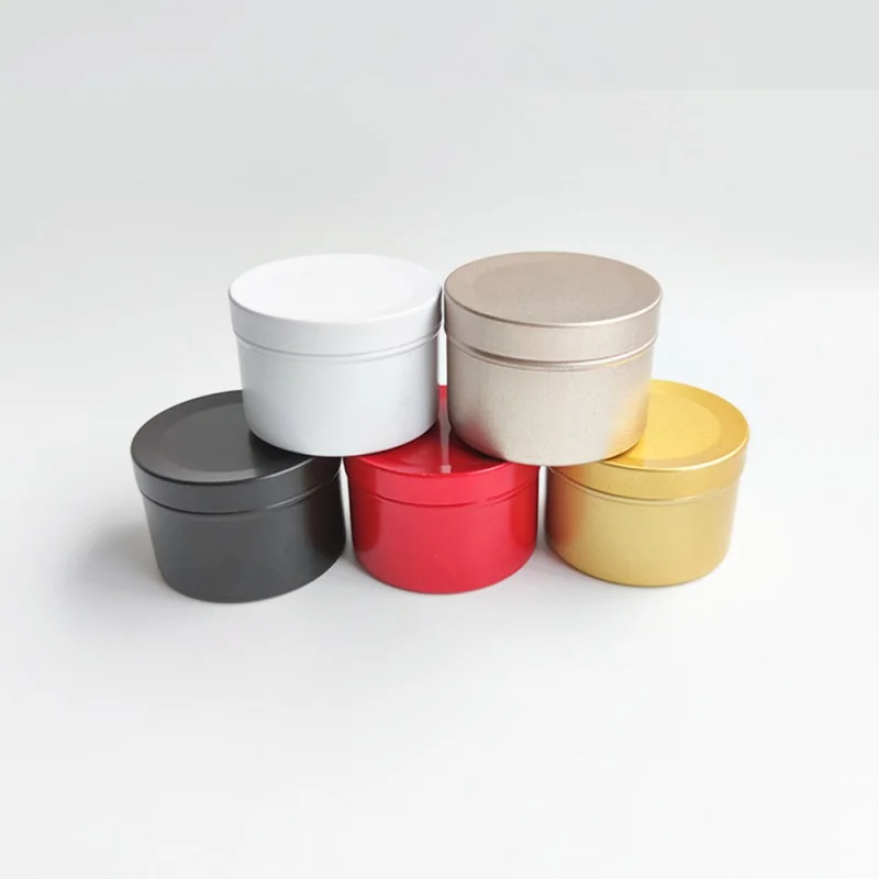 Изысканная Рождественская коробка для свечей алюминиевая 50 мл можно положить