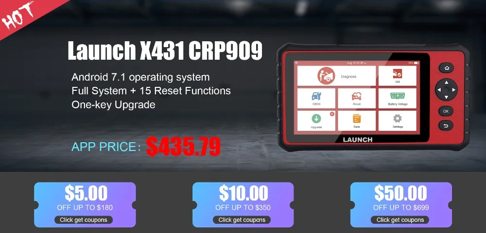 Старт OBD2 сканер CR619 двигателя ABS SRS O2 Сенсор мониторинга Creader инструмент ODB2 автомобиля диагностический прибор OBD 2 Автомобильные сканер