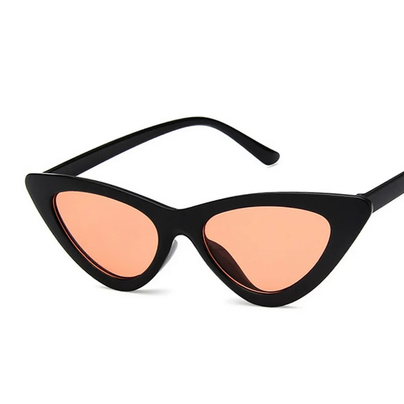 

2021 Fashion Cute Sexy Ladies Cat Eye Sunglasses Women Vintage Retro Small Triangular Cateye Glasses Female Outdoor Eyewear