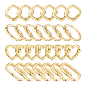 Принадлежности для изготовления личные украшения сделай сам, подвесная застежка-винт на спирали, застежка-карабин, цепочка с замком, ожерелье, ювелирные изделия в подарок