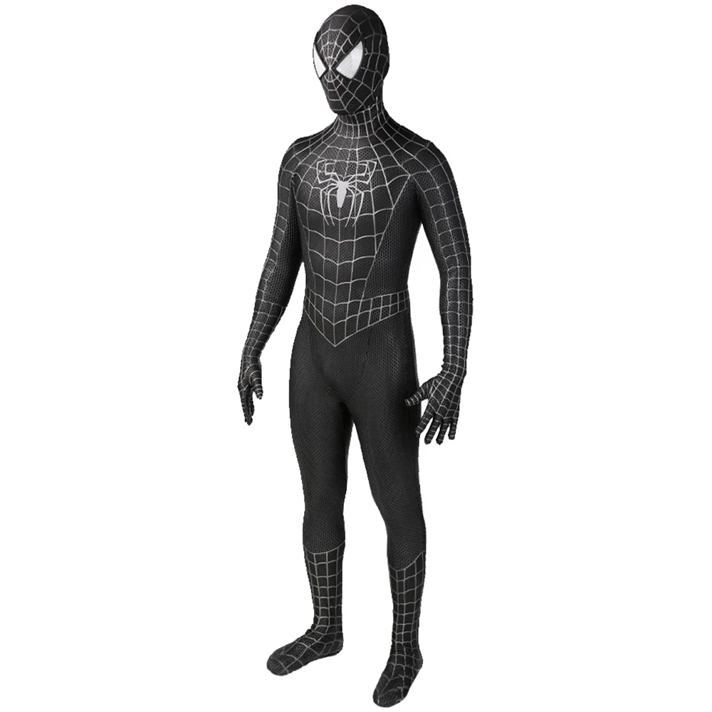 Halloween Kids Mens Superhero Spider Costume Cosplay Suit Zentai Outfit Bodysuit Jumpsuit Dress Up Spandex for Boys Adult images - 6
