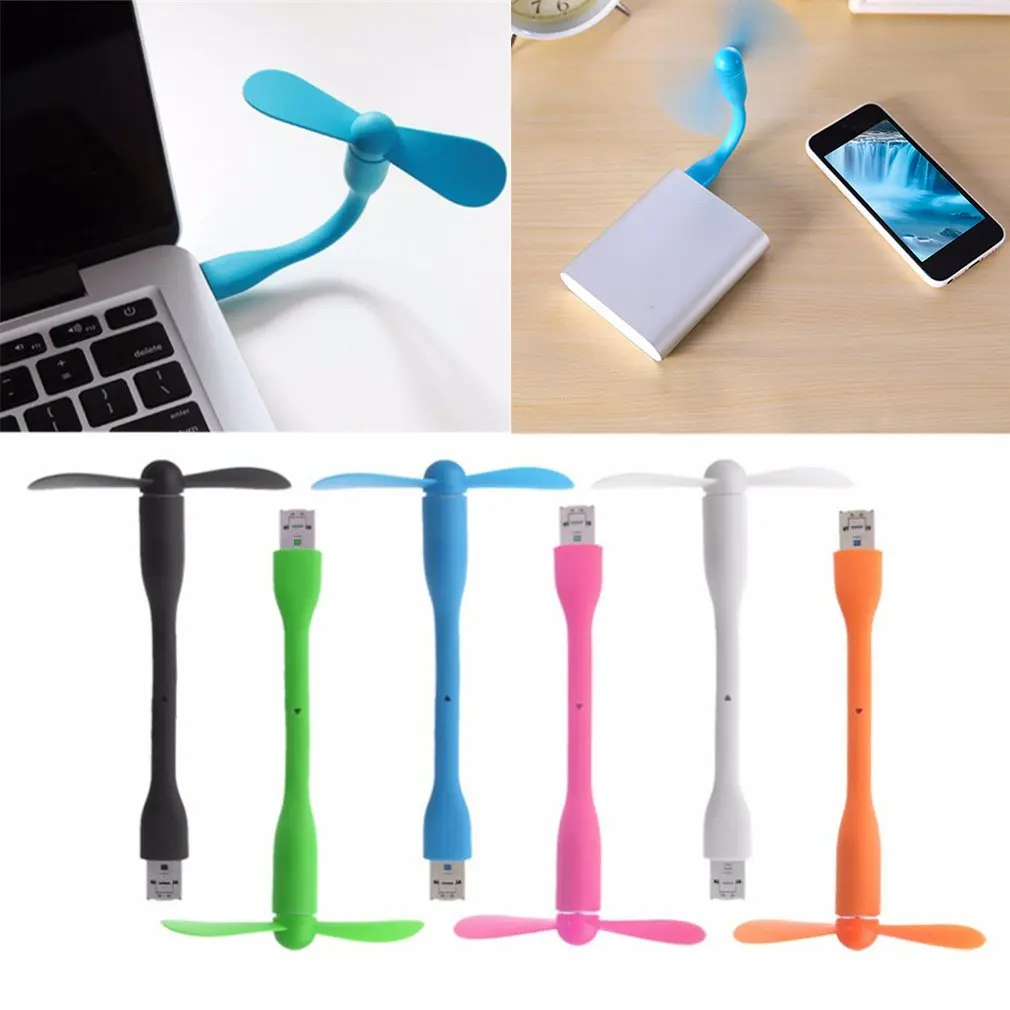 Летний вентилятор охлаждения USB гаджеты портативный мини мода 2 в 1 Мини