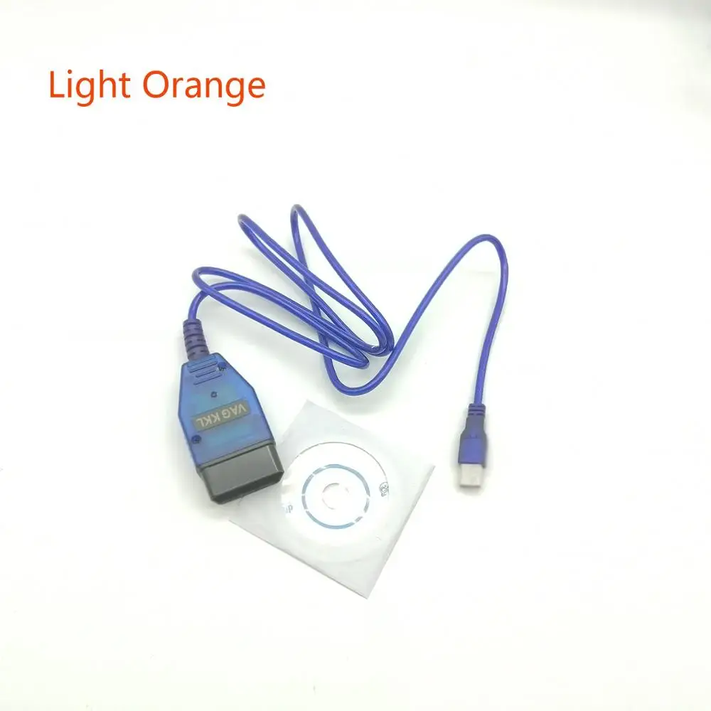 CH340 USB кабель KKL VAG-COM 409,1 OBD2 OBDII диагностический сканер для VW Audi Seat Skoda