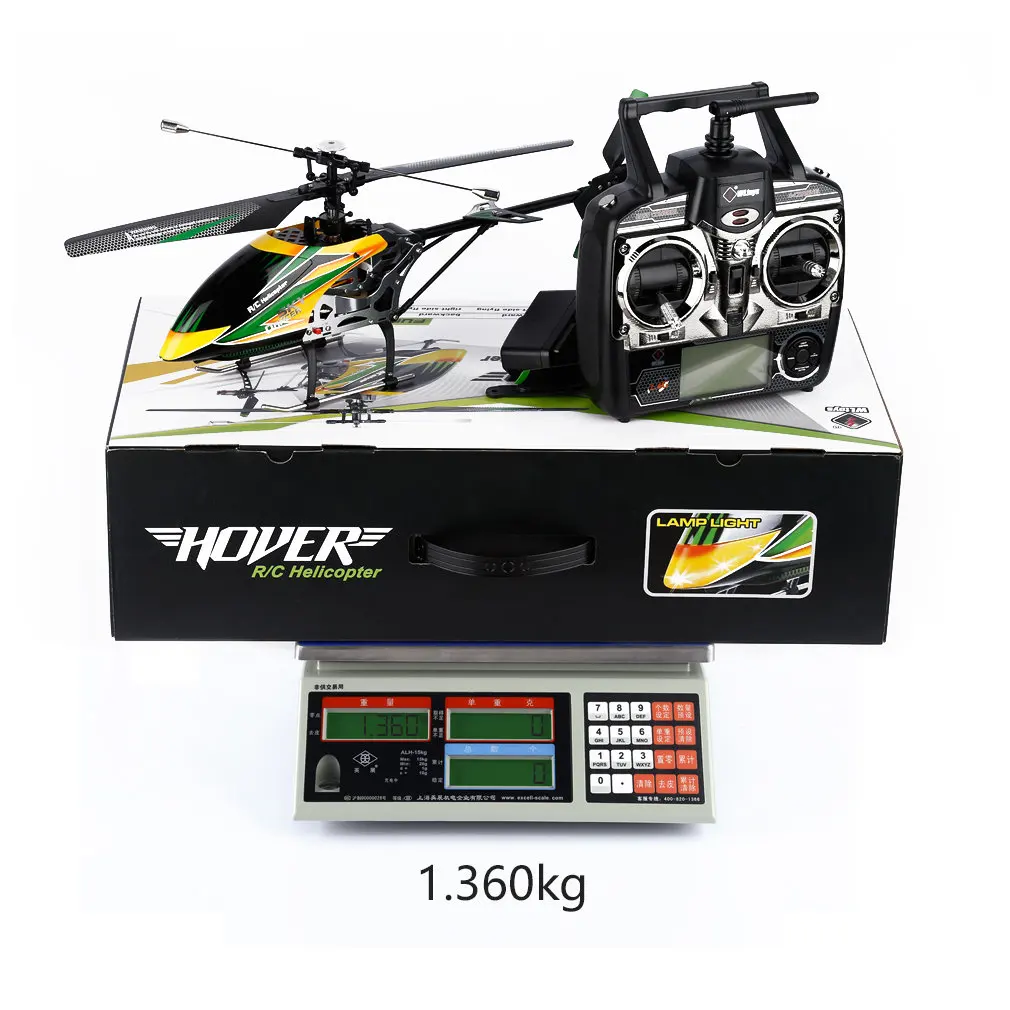 WLtoys V912 4 канала, оснащенный 2,4G ЖК-пультом дистанционного управления, вертолет, пульт дистанционного управления, самолет высокого качества, горячая новинка