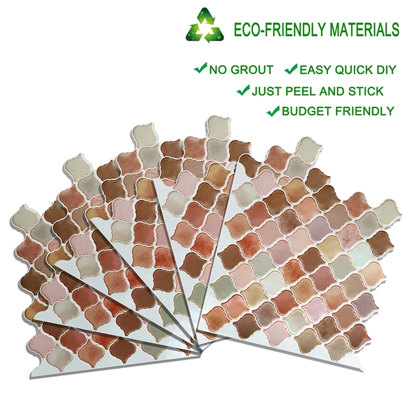 

Self-adhesive Back Baffle 3D Wall sticker Bathroom DIY Decor DIY Wall Stickers Home Decoration Bedroom Parlor Decoration