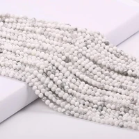 small beads natural stone beads white turquoises 2 3mm section loose beads for jewelry making necklace diy bracelet accessories