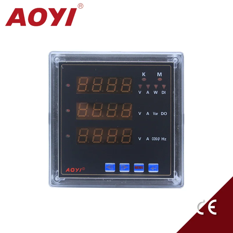 AOYI AY194C-9X4-UIP Multi function power meter electric power meter customized