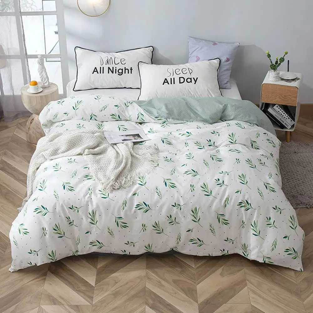 

50 1 Piece Duvet Cover with Zipper 100% Cotton Quilt or Comforter or Blanket Case Pastoral Printing