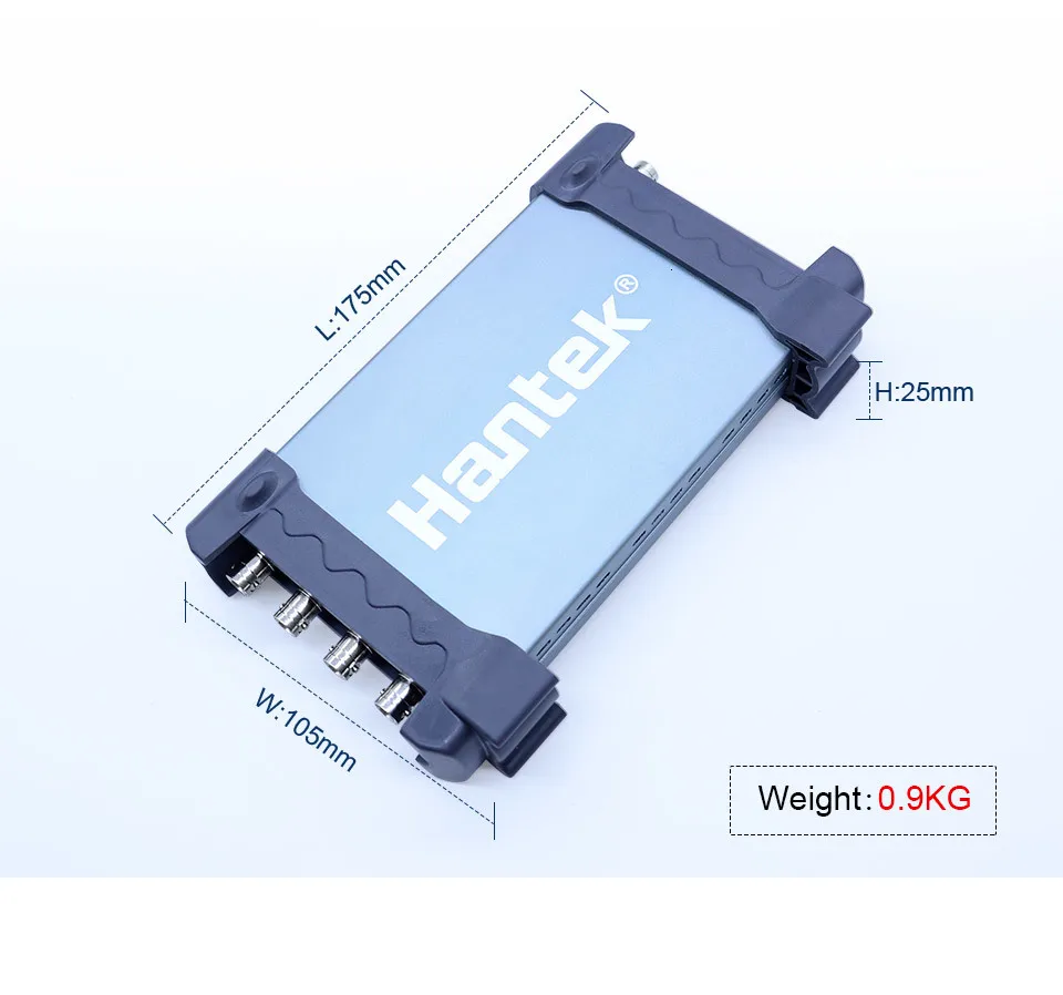 Hantek 4CH USB осциллографы для ПК 1GSa/s 2 мВ-10 V/DIV 250 МГц осциллограф 200MSa/s DDS Функция/генератора сигналов произвольной формы генератор сигналов