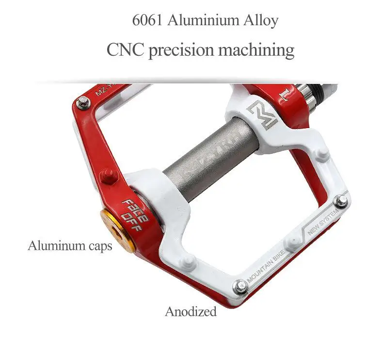 Bicycle pedals Ultralight aluminum alloy bearing ankle CNC machining Mountain bike Palin pedal