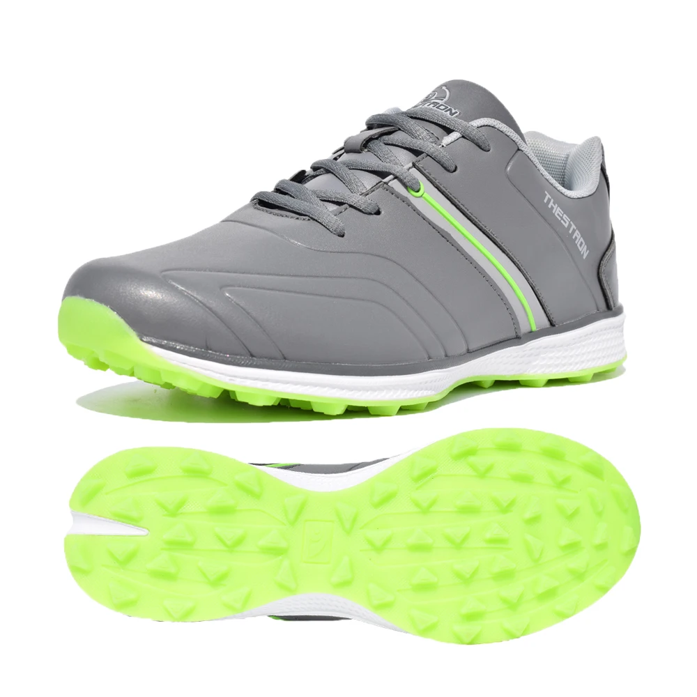 

2021 New Men Golf Shoes Waterproof Spikeless/Non-slip Golf Sneakers Lightweight Sport Trainers
