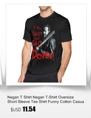 Футболка Negan Look At My Dirty Girl, футболка, модная футболка с принтом, забавная, 4xl, короткий рукав, 100 хлопок, Мужская футболка