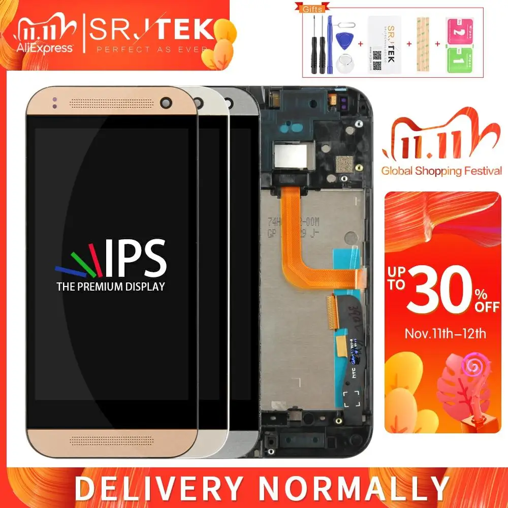 ЖК матрица Srjtek для HTC One Mini 2 + цифровой преобразователь сенсорного экрана в сборе с