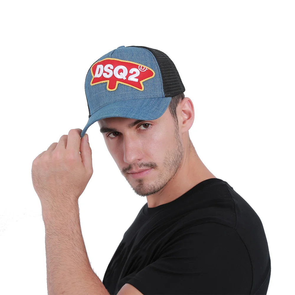 DSQICOND2 бренд 2019 летняя Высококачественная бейсболка в сеточку для женщин и мужчин