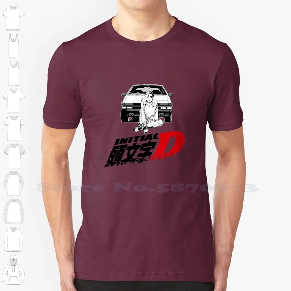

Initial D Takumi Ae86 ( Black Font ) Black White Tshirt For Men Women Initial D Takumi Ae86 240Sx 350Z 370Z Drift Fujiwara