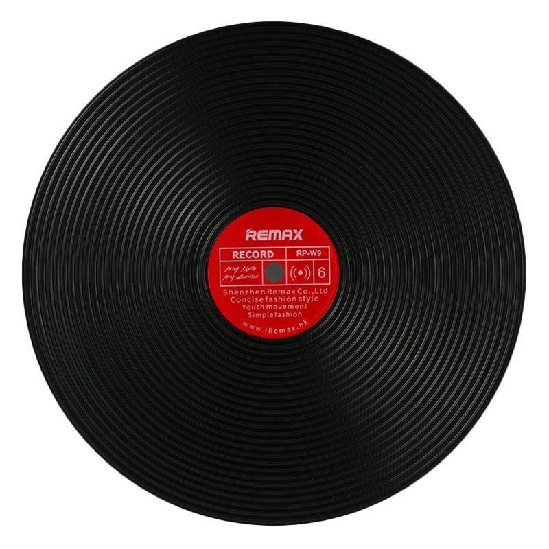 Remax виниловое Быстрое беспроводное зарядное устройство Qi Беспроводное 10 Вт