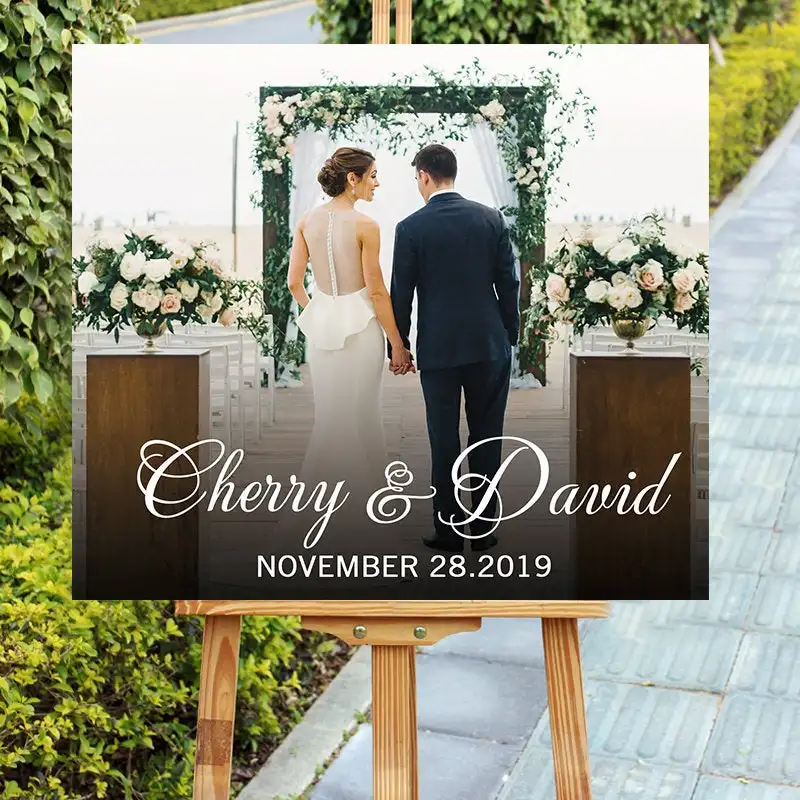 Индивидуальный знак приветствия индивидуальный Свадебный свадебная доска для