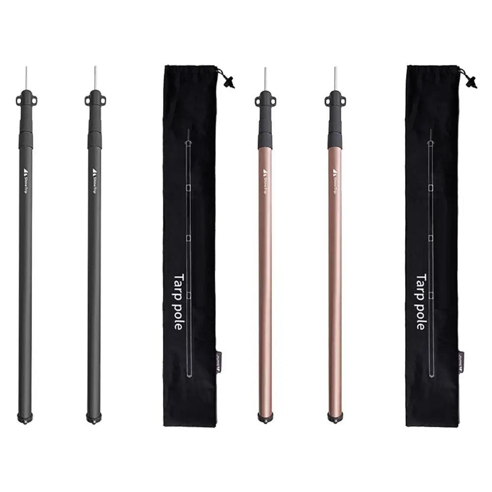 2 шт. шатер Телескопический брезент палки Портативный Легкий Регулируемый