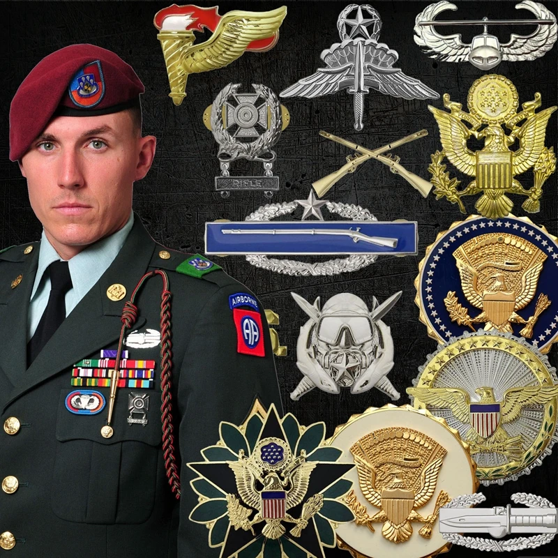 Эполлет с американским вырезом нагрудный ремень бейдж значок для навыков