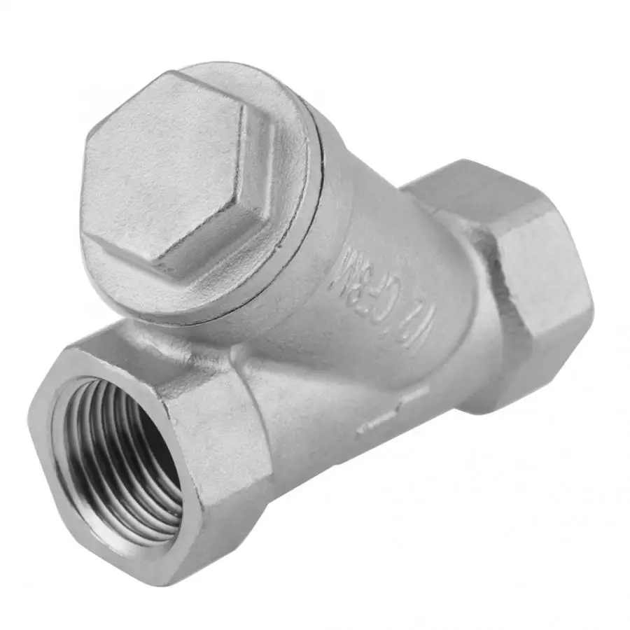 Фильтры для насоса 1/2 дюйма DN15 NPT из нержавеющей стали с фильтром 304 Y ручной
