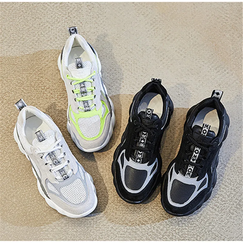 RASMEUP 2019 New Style Women's Chunky Street Sneakers Trainers Women Platform Shoes Lady Footwear | Обувь