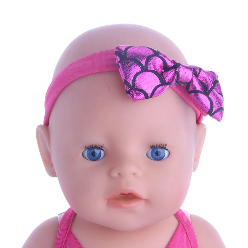 Бантом купальный костюм русалки Праздничный комплект Fit18Inch американских и 43 см