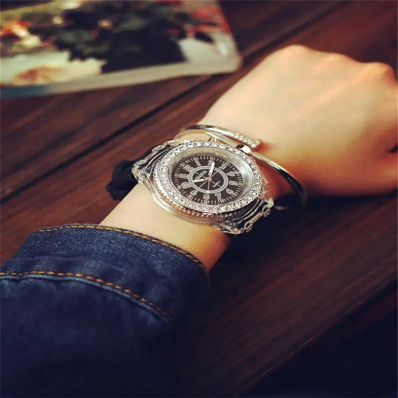 Для женщин и мужчин силиконовый ремешок высокое качество кварцевые спортивные