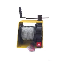 hand tool lifting sling or without wire rope 1000kg manual winch boat truck auto self locking galvanized steel winch