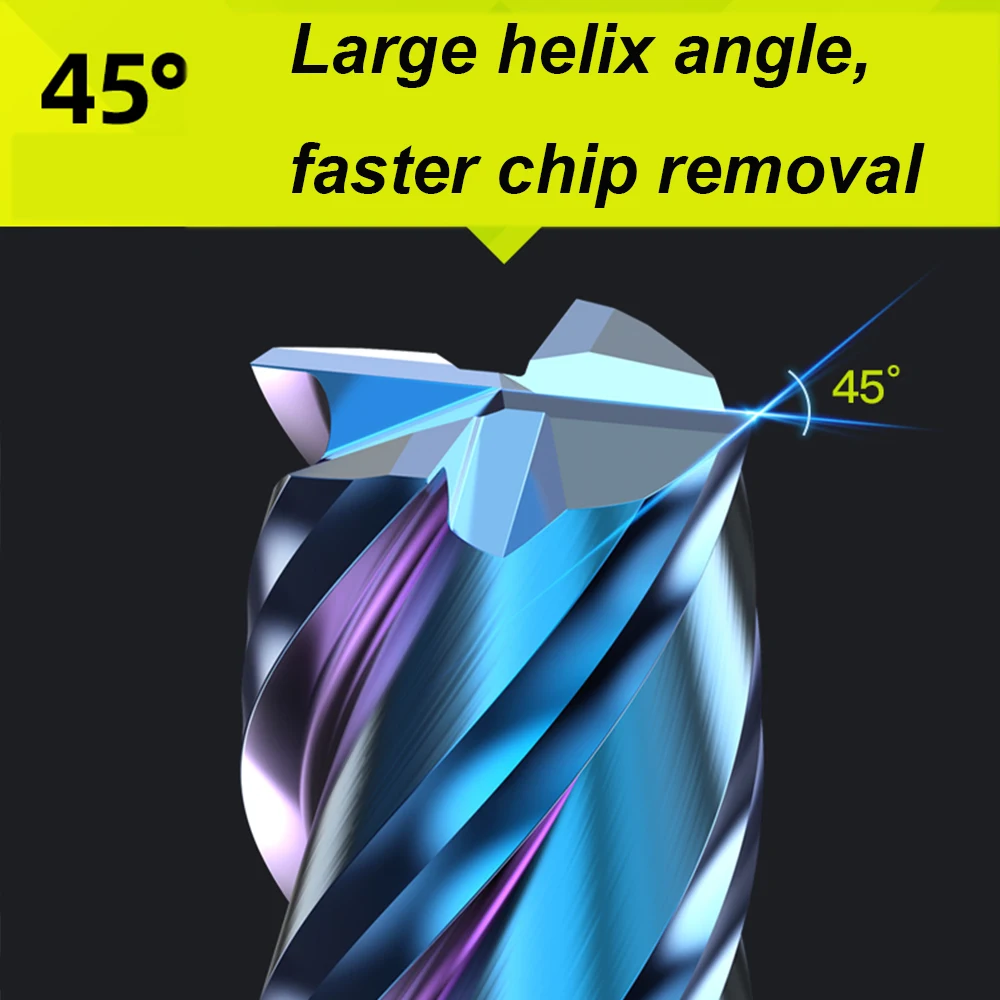 НАБОР КОНЦЕВЫХ ФРЕЗ Vsharp твердосплавные вольфрамовые резцы с 4 канавками и