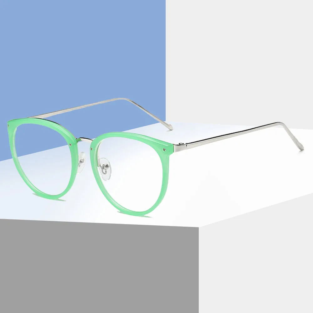 Vazrobe Круглые Женские очки женские Nerd анти синие легкие прогрессивные