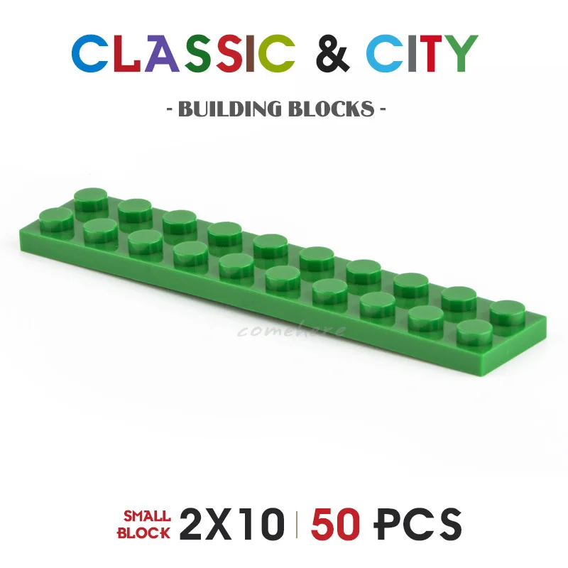 Строительные блоки 2x10 точек, тонкие фигурки, кирпичи, малый размер, крупные блоки, сделай сам, MOC, строительные блоки, развивающие игрушки для детей