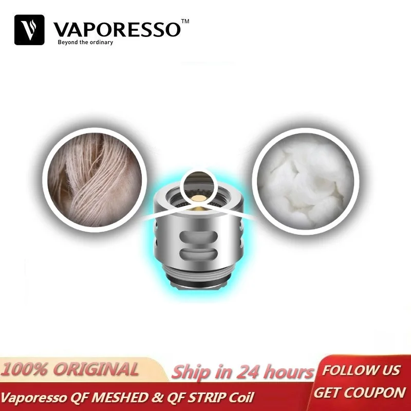 18 шт./лот Vaporesso SKRR Замена QF Vape катушки QF полосы 0.15ohm QF в сеточку 0.2ohm атомайзер ядро для Люкс Gen комплект SKRR-S танк