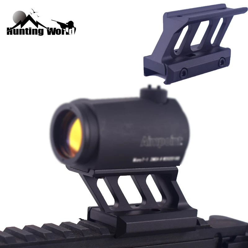 Тактический CNC легкий Mil spec Riser Sight Mount Red Dot Базовый адаптер для охоты страйкбол T 1 T2