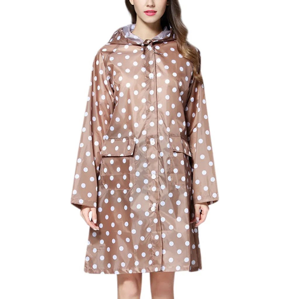 Женская ветровка дамский плащ пончо водонепроницаемая ветрозащитная куртка для
