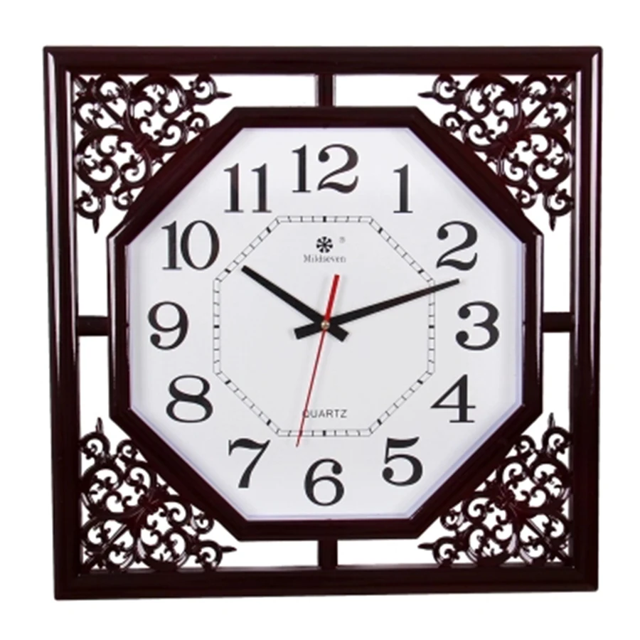 Дизайнерские винтажные большие деревянные настенные часы 3d Современные