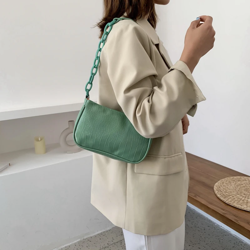 Маленькие сумки на плечо из искусственной кожи с цепочкой карамельных цветов для