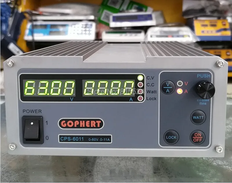 CPS 6011 60 V 11A цифровой verstelnaked DC лабораторное производство высокомощный компактный