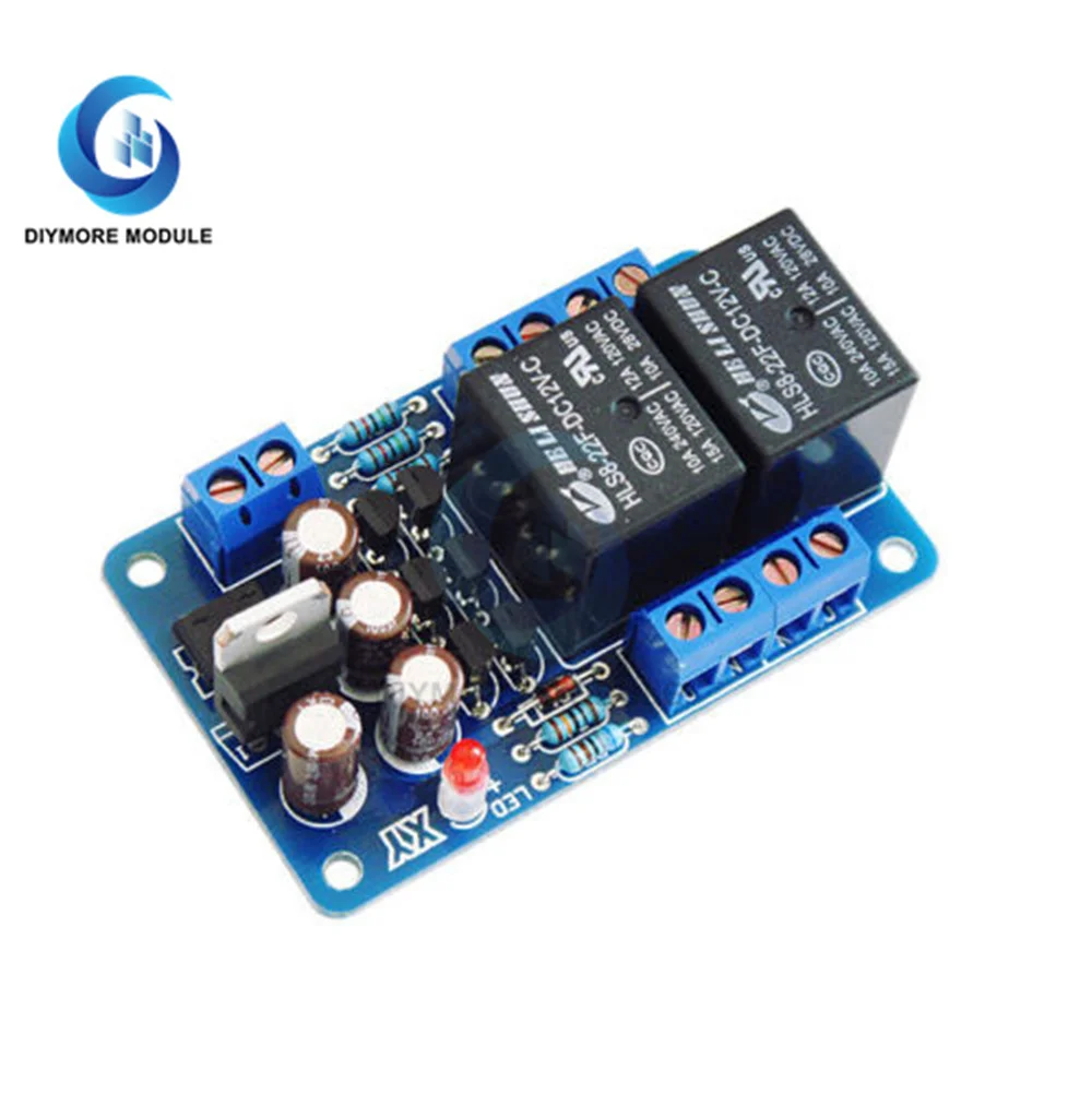

Speaker Protection Board DIY Components Boot Delay DC Protect Kit for Home Stereo Audio Amplifier AC 12-15V Double Channel
