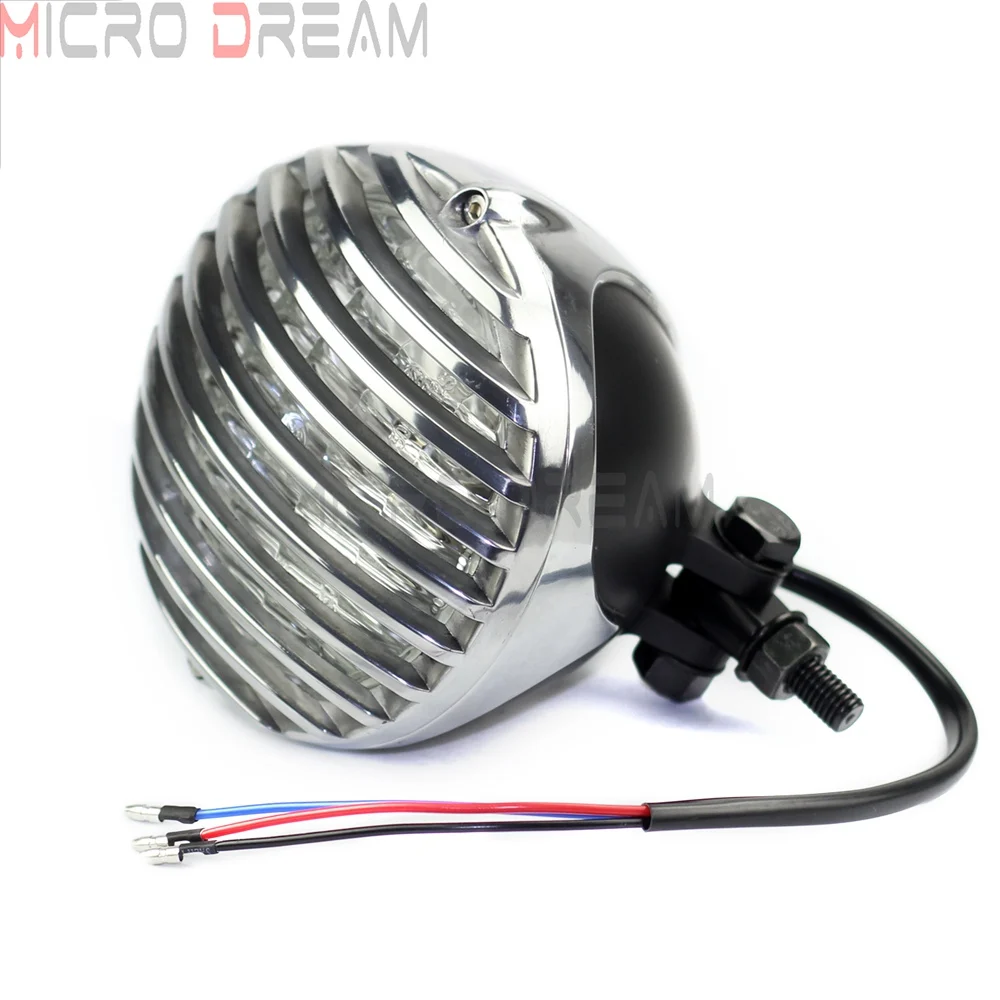 Фара мотоциклетная Винтажная с зубчатым светом 5 дюймов 12 В H4 |