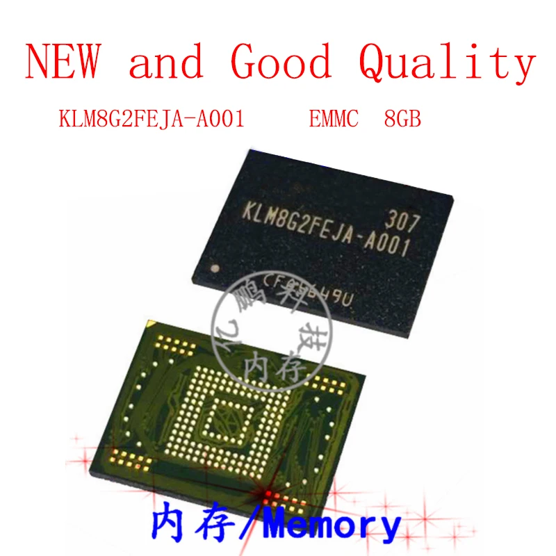 

KLM8G2FEJA-A001 BGA169 ball EMMC 8GB Mobile phone word memory hard drive New and Good Quality