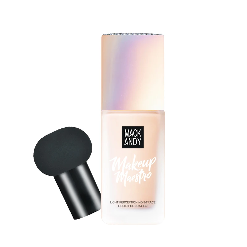 

Brilliant Diamond Light Liquid Foundation Smooth Long Lasting Waterproof Mouisturizing Fresh Makeup Mushroon Puff Full Coverage