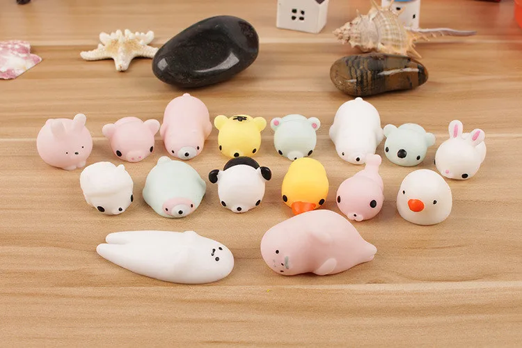 Gato de Mochi para apretar, diversi&oacute;n curativa Kawaii para ni&ntilde;os y adultos, juguetes para ni&ntilde;os y adultos, decoraci&oacute;n antiestr&eacute;s-1