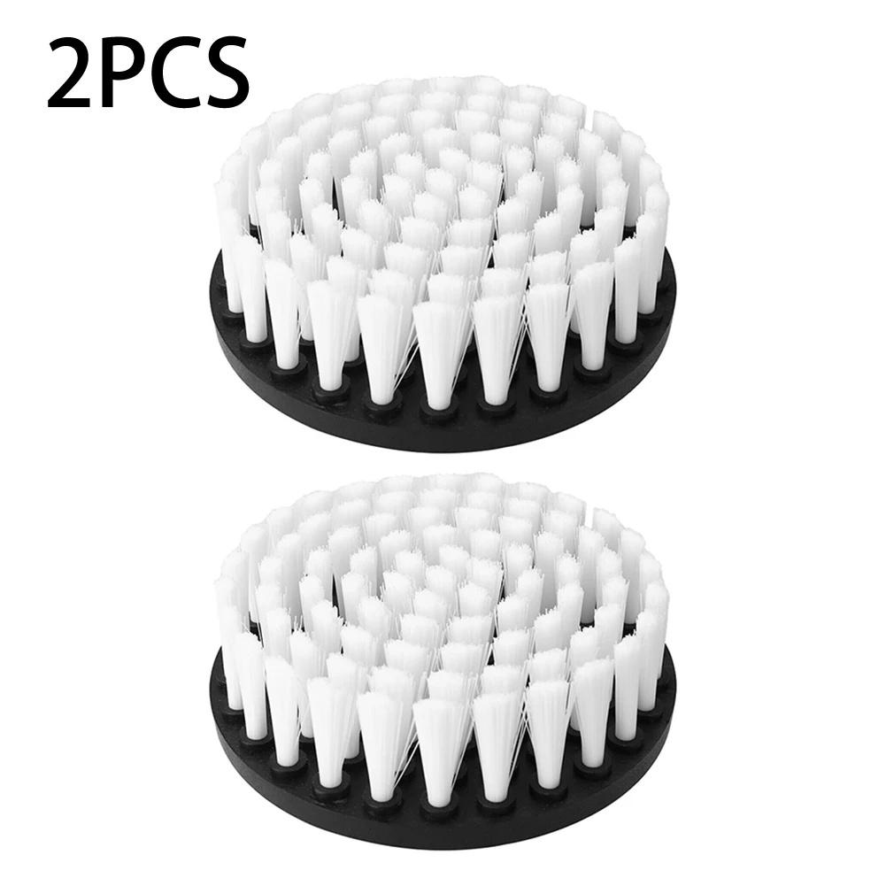 

2 Pcs Electric Drill Brush Bit 5 Inch Cleaner Tools Parts For Carpet Tile Leather Upholstery Cleaning Power Tools Accessories