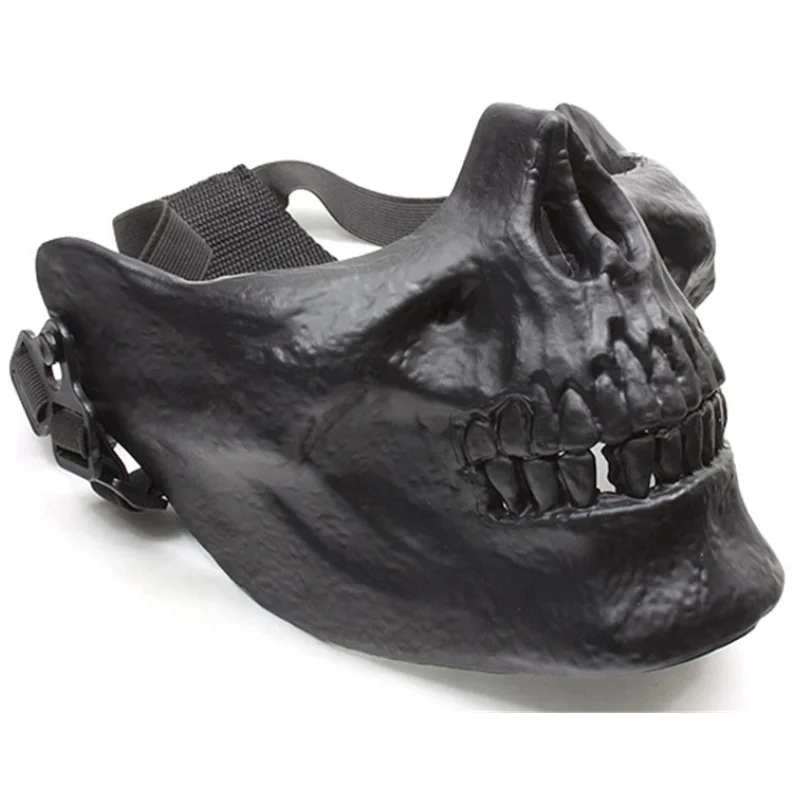 

M03 Half Face Skull Tactical Masks Skeleton Protection Army Military Wargame Hunting Cosplay Halloween Airsoft Paintball Mask