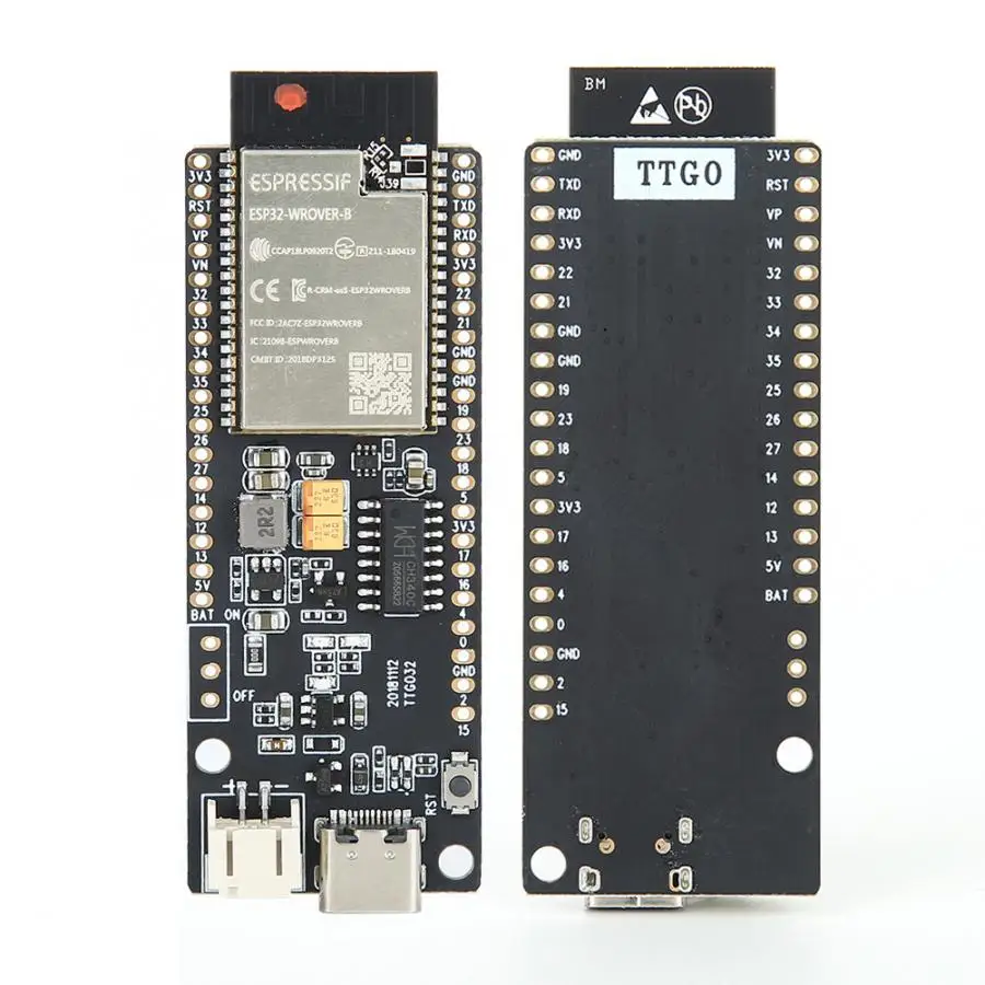 ESP32-WROVER-B Bluetooth-совместимый и Wi-Fi модуль 4 Мб флэш-памяти литиевая батарея Интерфейс