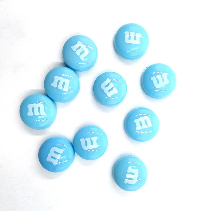 10pcs Blue DIY Bean смолы магниты на холодильник креативный сувенир с мультипликационным героем холодильники магнитный стикер сообщений домашний декор кухонные аксессуары - Цвет: 10pcs Blue