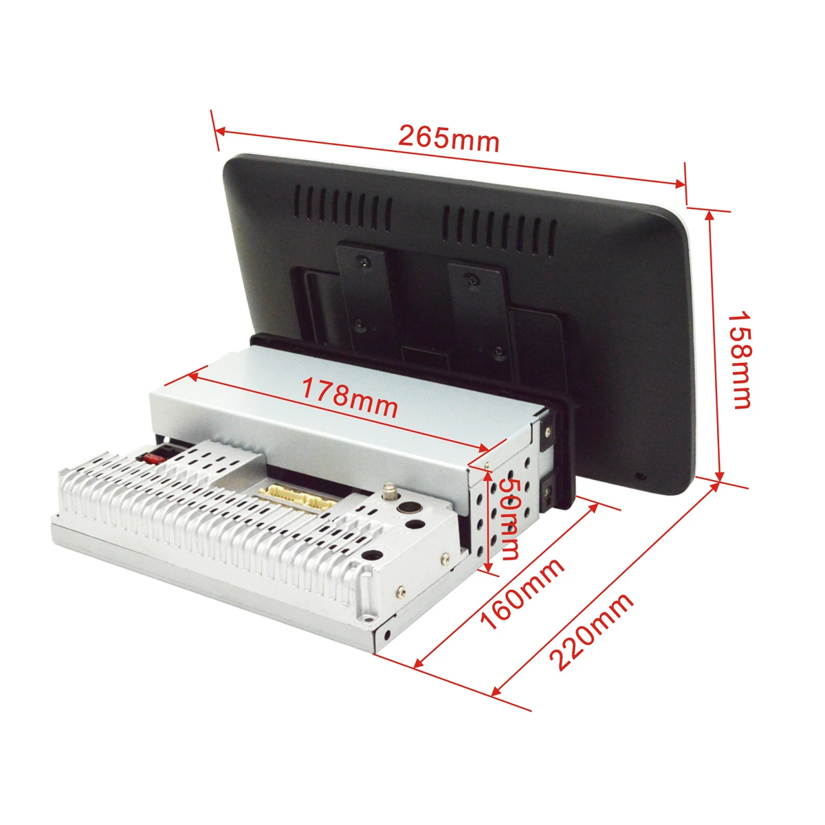 Автомобильный мультимедийный видеоплеер IPS экран Радио 1 din DVD WiFi GPS навигация Android